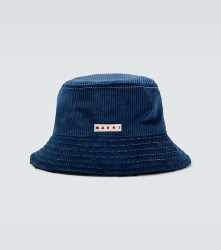 Chapeau bob en velours côtelé - Marni - Modalova