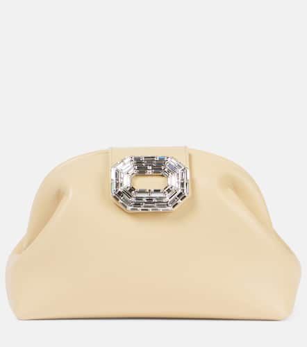 Pochette Camelia en cuir  ornements - Amina Muaddi - Modalova