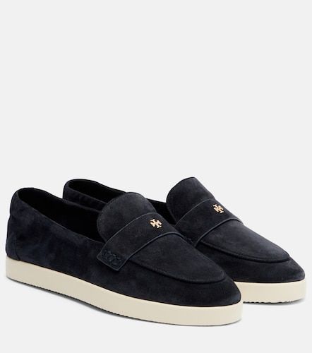 Mocassins Double T en daim - Tory Burch - Modalova