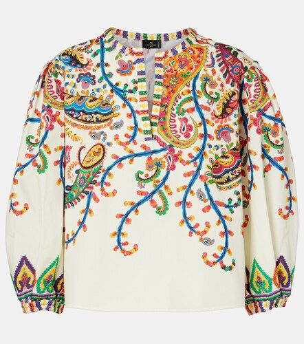 Etro Top imprimé en coton - Etro - Modalova