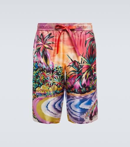 Short imprimé en soie - Dolce&Gabbana - Modalova