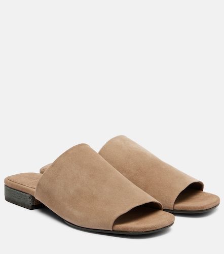 Brunello Cucinelli Mules en daim - Brunello Cucinelli - Modalova