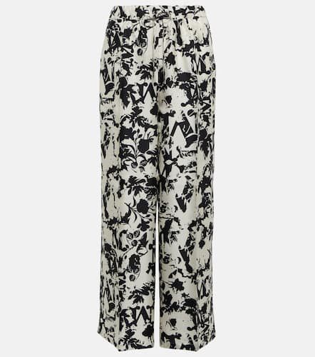 Pantalon ample Fiordo imprimé en soie - Max Mara - Modalova