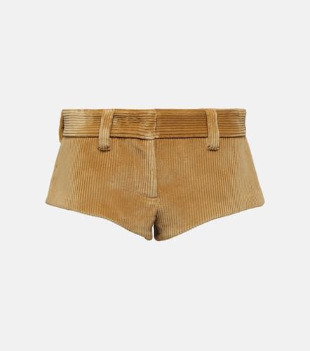 Short en velours ctel de coton - Miu Miu - Modalova