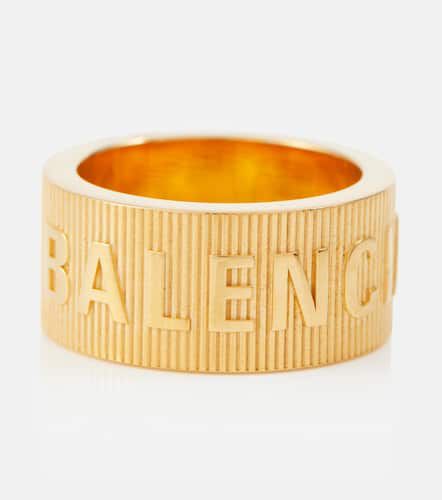 Bague en argent sterling à logo - Balenciaga - Modalova