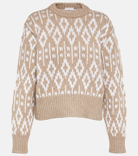 Pull en cachemire jacquard - Brunello Cucinelli - Modalova