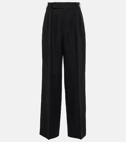Pantalon ample en lin et coton mélangés - 7 For All Mankind - Modalova