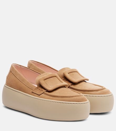 Mocassins compensés Viv' Up en daim - Roger Vivier - Modalova