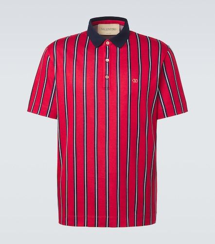 Valentino Polo VLogo à rayures - Valentino - Modalova