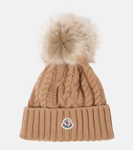 Bonnet en laine et cachemire - Moncler - Modalova