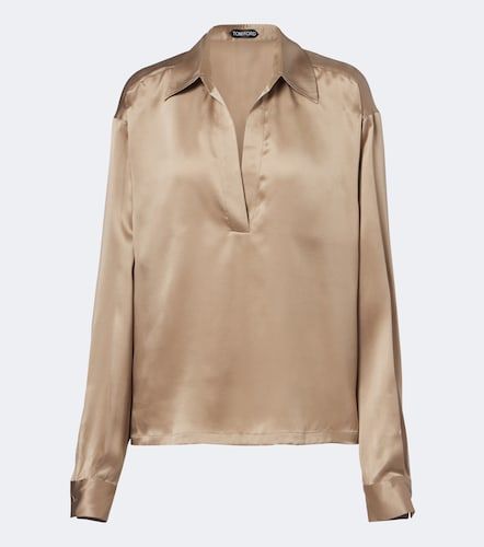 Tom Ford Blouse en satin de soie - Tom Ford - Modalova