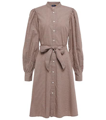 Robe chemise en coton à carreaux - Polo Ralph Lauren - Modalova