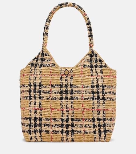 Cabas Check Large en raphia - Burberry - Modalova