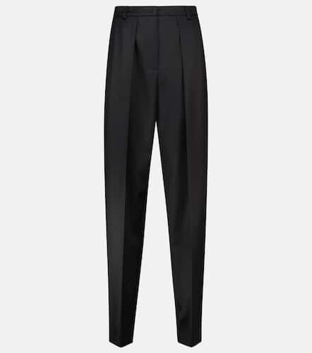 Pantalon tapered à taille haute en laine - Magda Butrym - Modalova