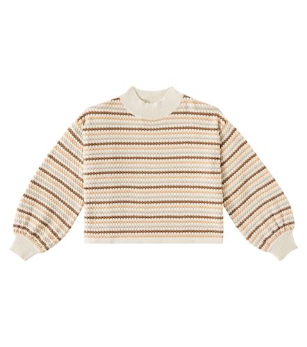 Rylee + Cru Pull rayé en coton - Rylee + Cru - Modalova