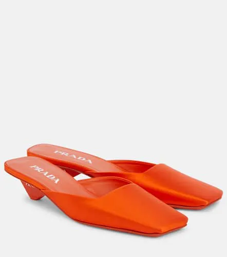 Prada Mules en satin - Prada - Modalova