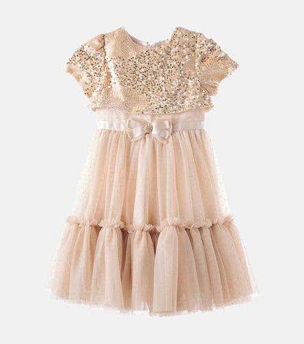 Robe en tulle et velours à sequins - Patachou - Modalova