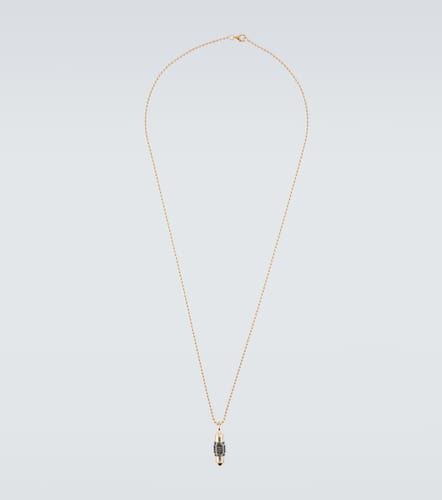 Collier Majesty Bullet en or 9 ct et diamants - Rainbow K - Modalova