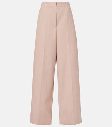 Pantalon ample à taille basse en laine - Stella McCartney - Modalova