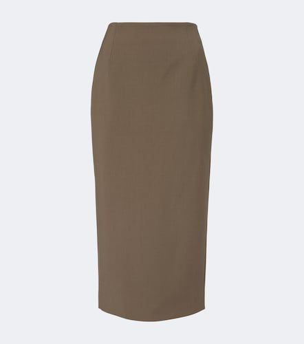 Jupe crayon en laine mélangée - Mugler - Modalova