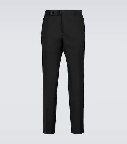 Prada Pantalon en laine à boucle - Prada - Modalova