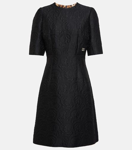 Robe en jacquard à fleurs - Dolce&Gabbana - Modalova