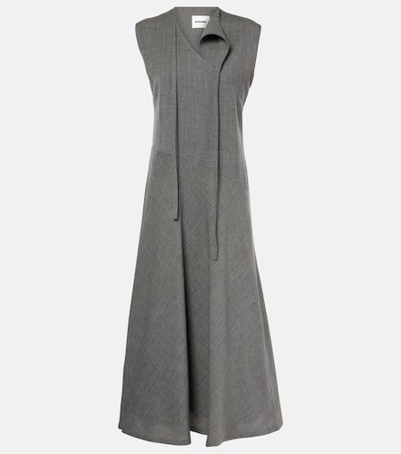 Robe midi en laine vierge - Jil Sander - Modalova