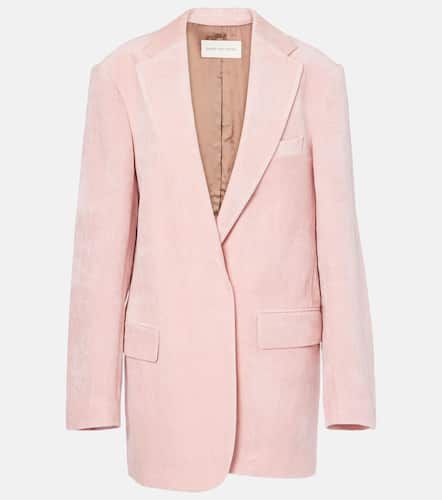 Blazer en coton mélangé - Dries Van Noten - Modalova