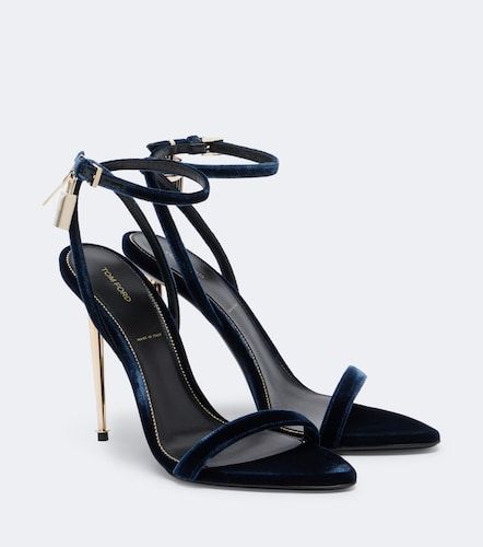 Sandales Padlock en velours - Tom Ford - Modalova