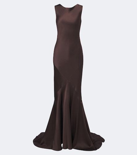 Max Mara Robe longue en satin - Max Mara - Modalova