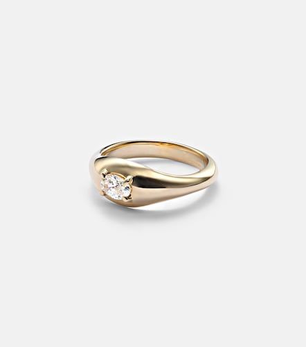 Bague Essential en or 14 ct et diamant - Stone and Strand - Modalova