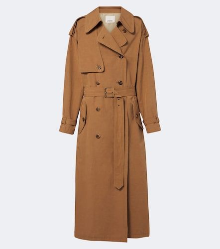 Trench Violette en coton et lin - Isabel Marant - Modalova