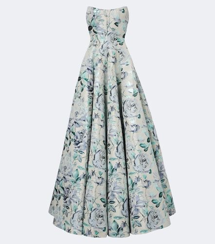 Robe longue bustier Laila à fleurs - Markarian - Modalova