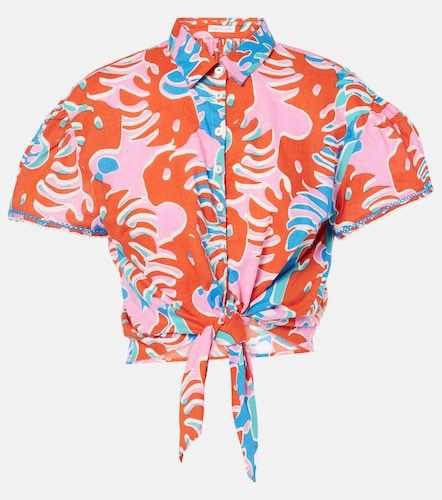 Chemise en coton à imprimé - Poupette St Barth - Modalova