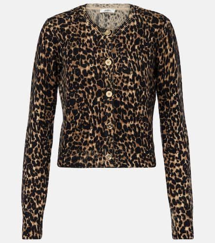 Cardigan en cachemire  motif lopard - Frame - Modalova