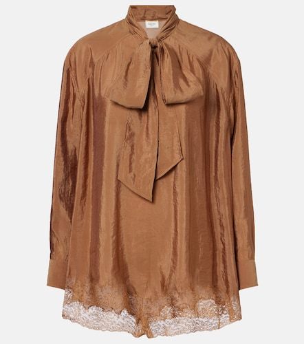 Combi-short et dentelle - Saint Laurent - Modalova