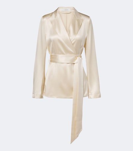 Veste Archer en satin de soie - Joseph - Modalova