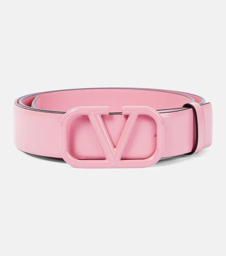 Ceinture VLogo en cuir - Valentino Garavani - Modalova