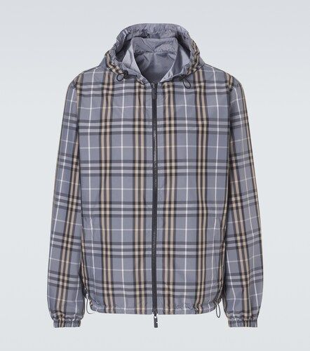 Veste Check réversible à capuche - Burberry - Modalova