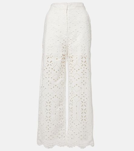 Pantalon ample Kemper brodé en coton - Veronica Beard - Modalova