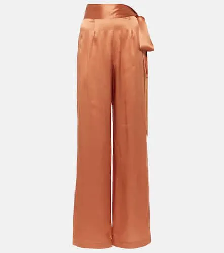 Pantalon ample Verdi en satin de soie - Taller Marmo - Modalova