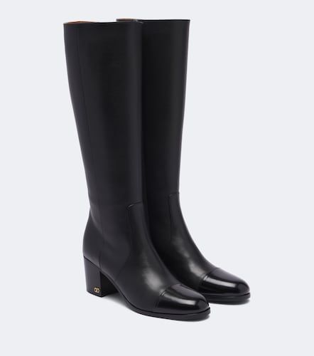 Bottes VLogo en cuir - Valentino Garavani - Modalova