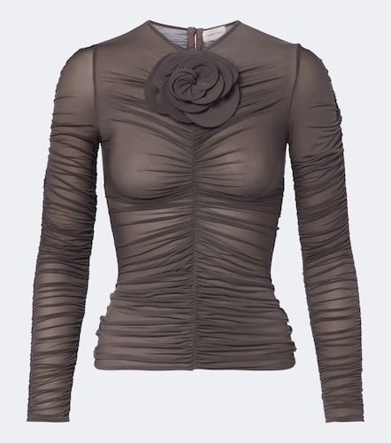 Top à appliqué floral - Magda Butrym - Modalova
