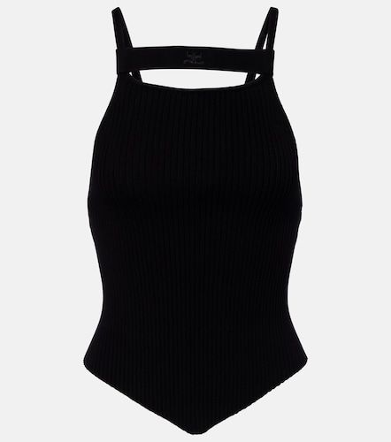 Courrèges Débardeur en maille côtelée - Courreges - Modalova