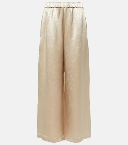 Pantalon ample Leisure Acanto en satin - Max Mara - Modalova