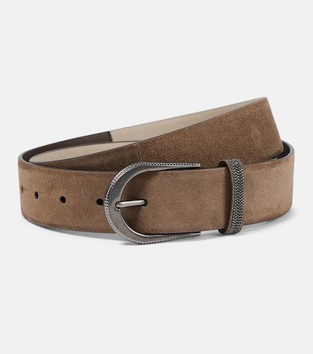 Brunello Cucinelli Ceinture en daim - Brunello Cucinelli - Modalova