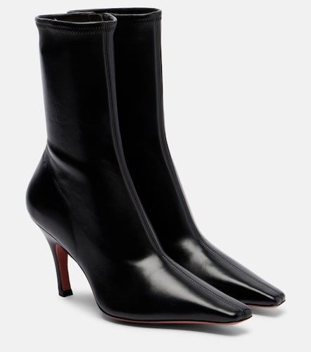 Bottines Jamie 80 en cuir - Amina Muaddi - Modalova