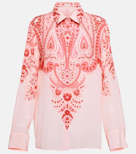 Chemise en soie à motif cachemire - Etro - Modalova