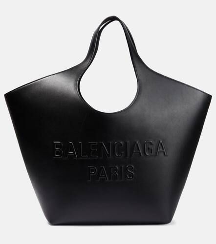 Cabas Mary-Kate en cuir à logo - Balenciaga - Modalova