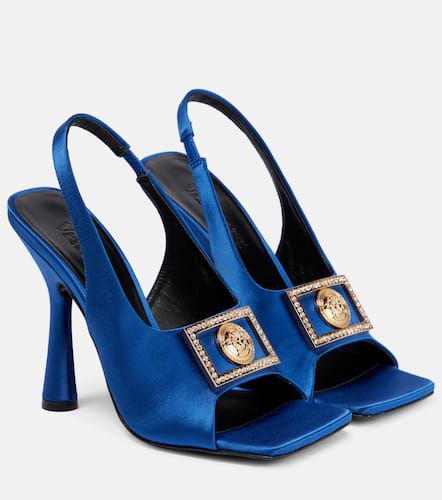 Versace Sandales Medusa en satin - Versace - Modalova